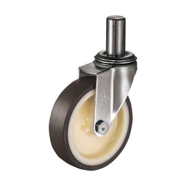 EKシリーズオールステンレス自在ウレタンB車100mm 平戸車 320EKUB100 1個