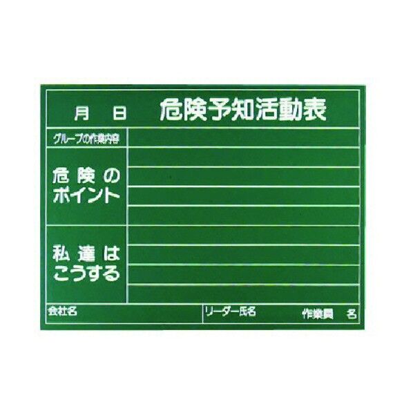 危険予知活動表黒板 木製