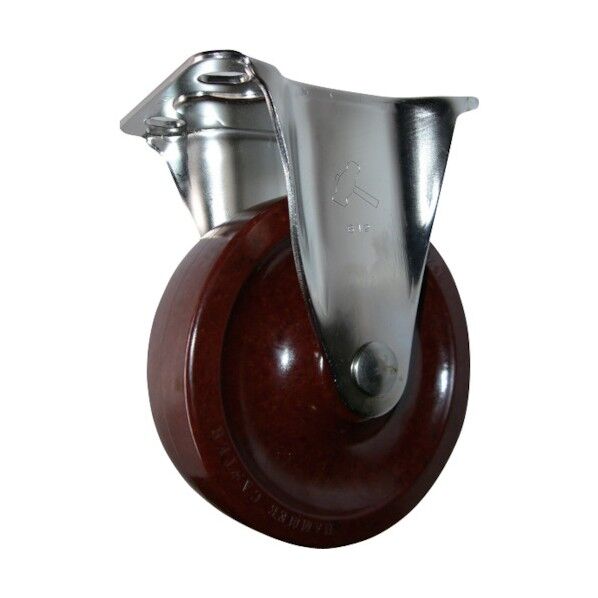 Sシリーズオールステンレス固定フェノール車100mm