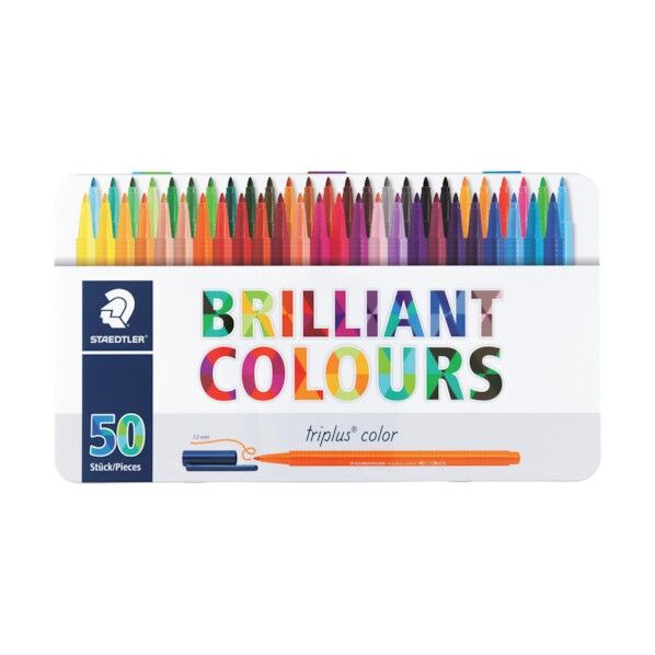 ステッドラー日本 トリプラス カラーペンりセット 323 M50 50本...