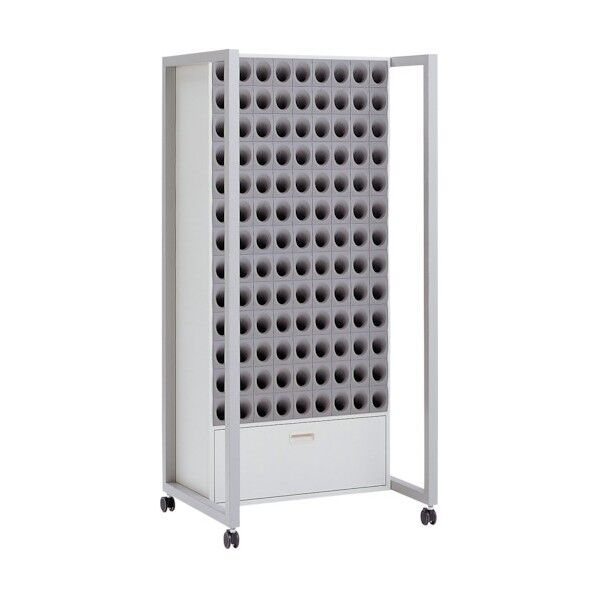 傘立て 117本収納タイプ TUB-117S 1720×827×650mm キャスター付 339202 1点