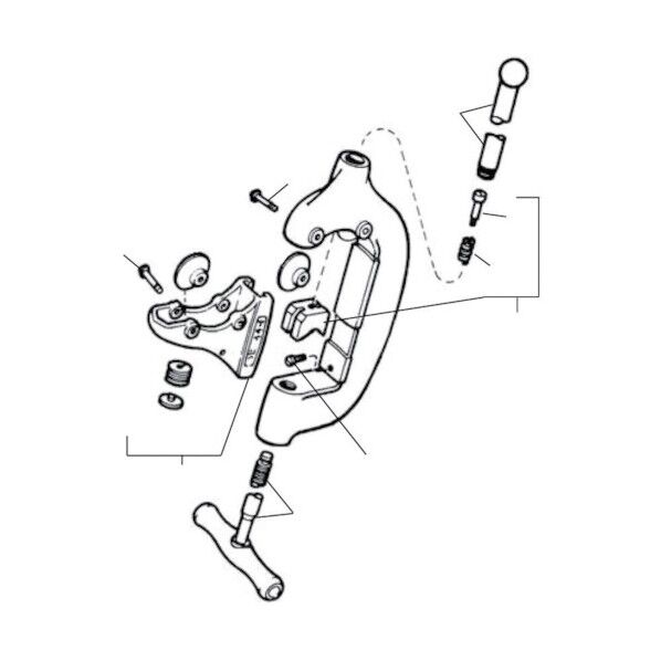 D-581-X スクリューハンドル F/44-S 1500 g 33515