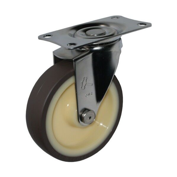 オールステンレスE型自在ウレタン車85mm 320E-UR85 1