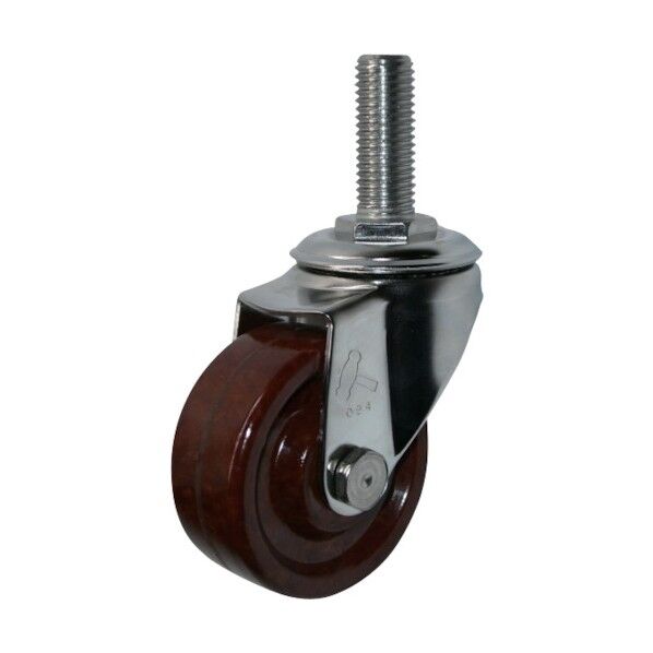 SAシリーズオールステンレス自在フェノール車75mm