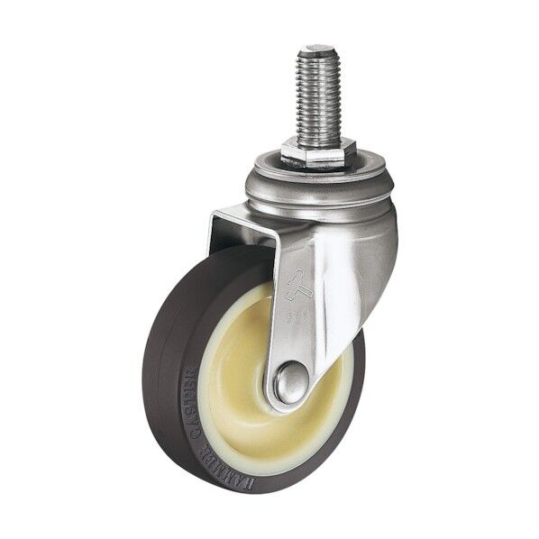 SAシリーズオールステンレス自在ウレタンB車150mm 平戸車 320SAUB150 1個