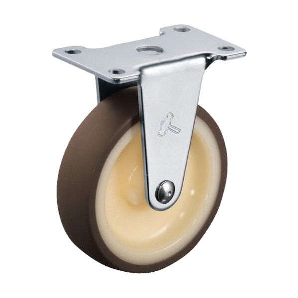 Eシリーズオールステンレス固定ウレタン車65mm 平戸車 320ERUR65 1個