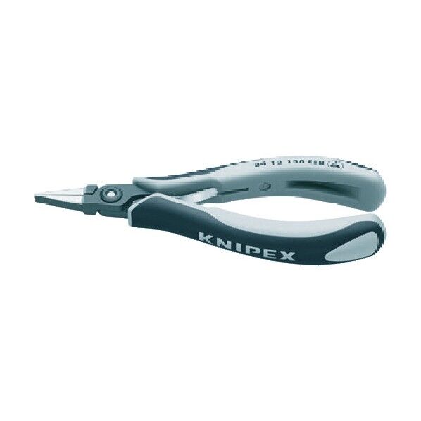 ESD精密プライヤー(静電気対策タイプ) 先端部ギザ付