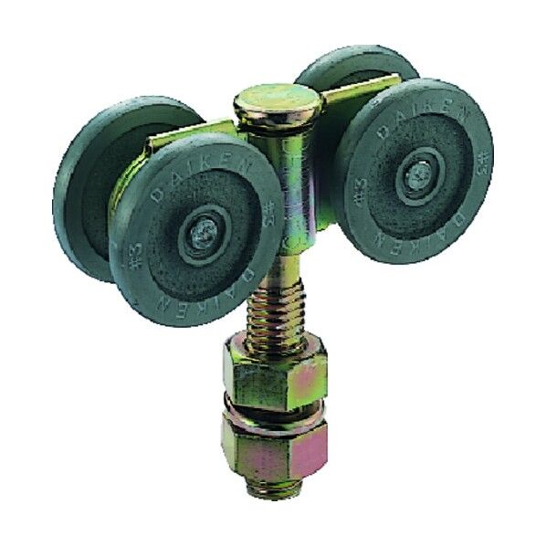 スチール製ドアハンガー用吊り車(複車)