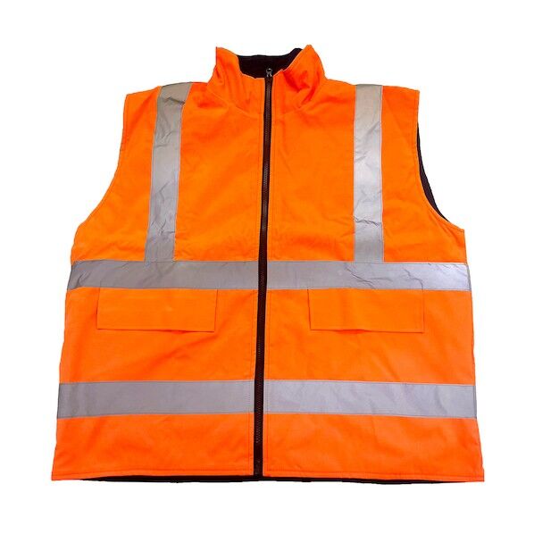 高視認性フリースベスト XLサイズ 374128 1点