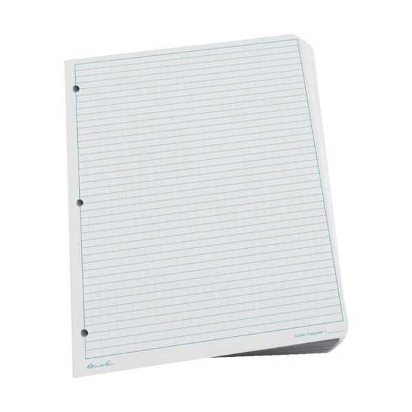 8 1/2X11 ルーズリーフ ユニバーサル ホワイト 372-MX 1点