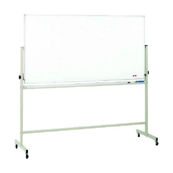 両面回転ホーローホワイトボード脚付