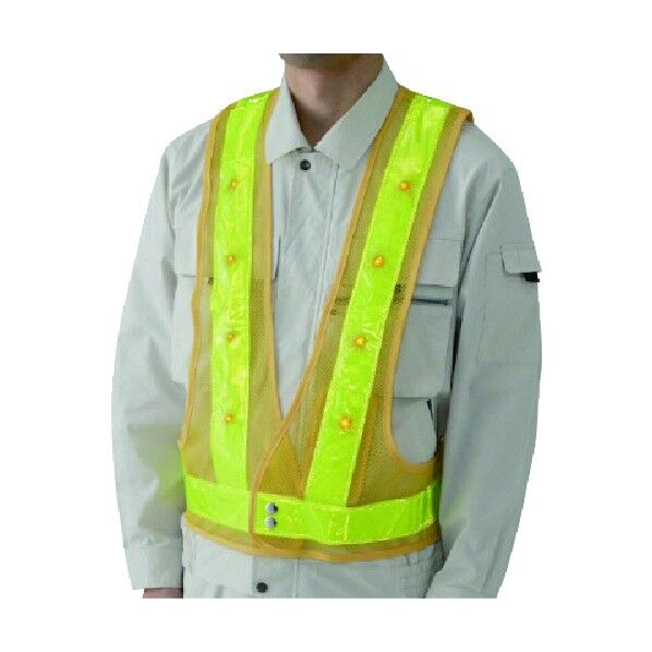 LED反射ベスト ナイロンメッシュ