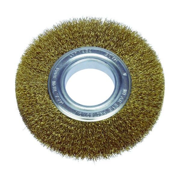 LESSMANN ホイルブラシ 200mm 0.3 真鍮メッキ鋼線 366762 10点