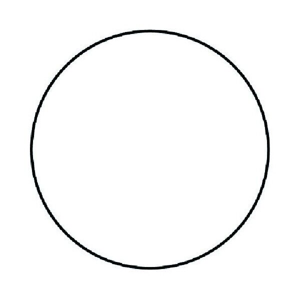 ヘルメットステッカー用白無地マグネットゴムマグネット３５ｍｍФ 355-22 1