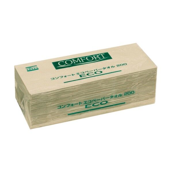 コンフォートエコペーパータオル200 37180 8000枚