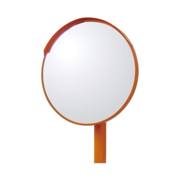 カーブミラー(S)ポール付 アクリル製 600Фmm 384-21 1点