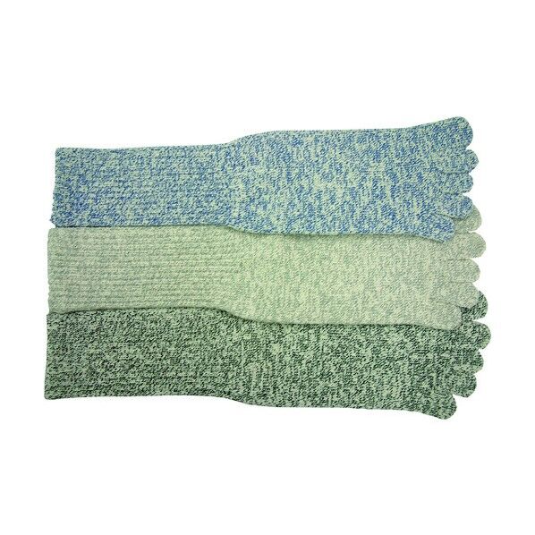 #3882-3P とっても厚い5本指モクカラー