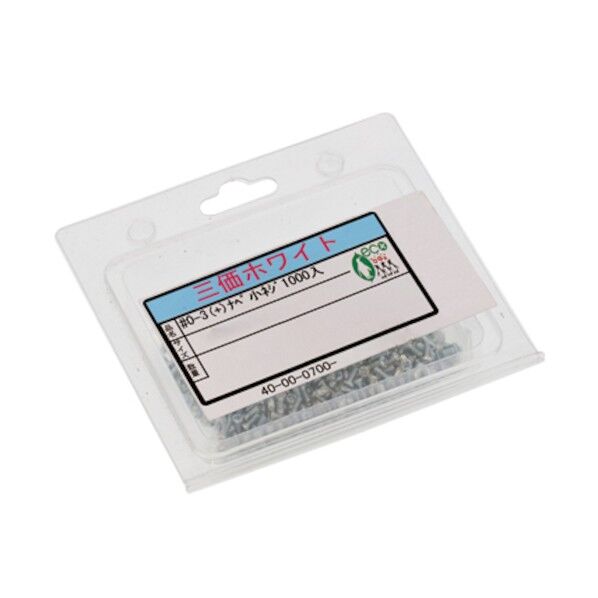 マイクロねじ 0番3種(+) ナベ小 三価ブラック 鉄