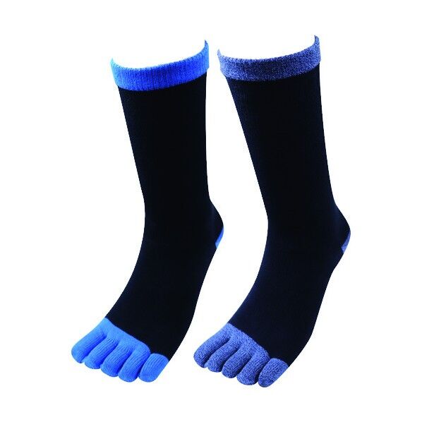 #4016-2P-L カカトすっぽり5本指カラーツートン L 4016-2P-L 2足