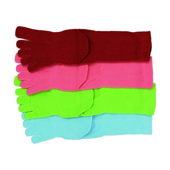 #4035-4P-L 消臭サポーターソックス5本指 カラー 4035-4P-L 4足