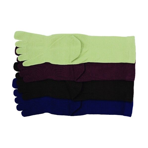 #4036-4P-L 消臭サポーターソックス5本指ワークカラー 4036-4P-L 4足