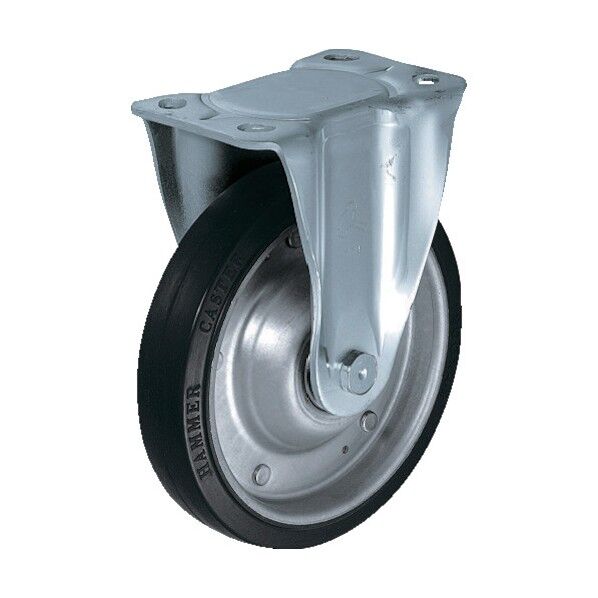 特殊ゴムキャスター XRZ (耐切創・耐油) 固定