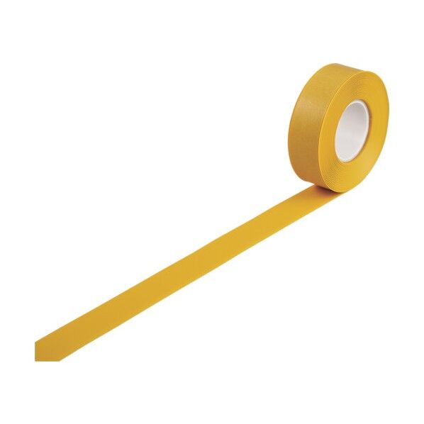 高耐久ラインテープ JU‐510Y 両端テーパー構造 屋内用 50mm×10m 403073 1個