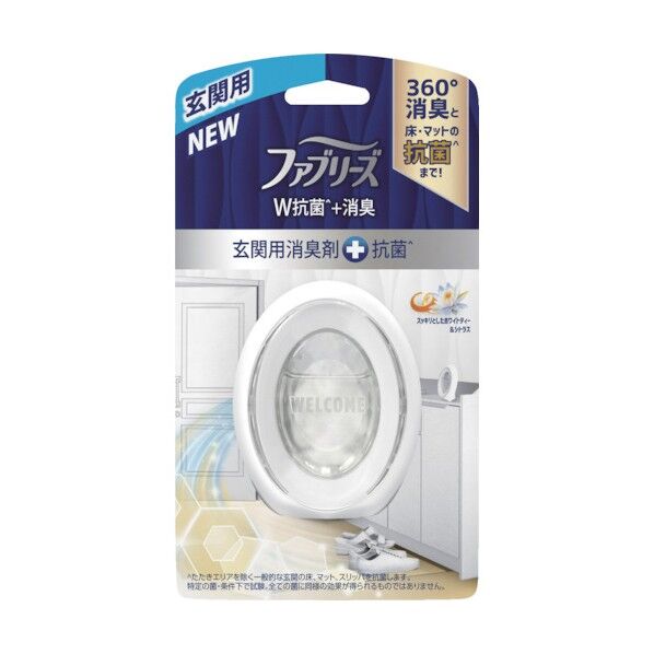 P&Gジャパン ファブリーズ 玄関用消臭剤+抗菌 ホワイト・ティー&シトラス 7mL 402355 1点