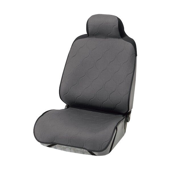 カーシートカバー カジュアルキルトフロント-1D GY 40531098 1枚