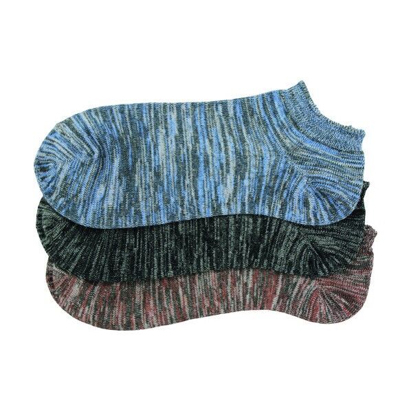 #4042-3P-L ランダマイズソックスショート先丸 4042-3P-L 3足