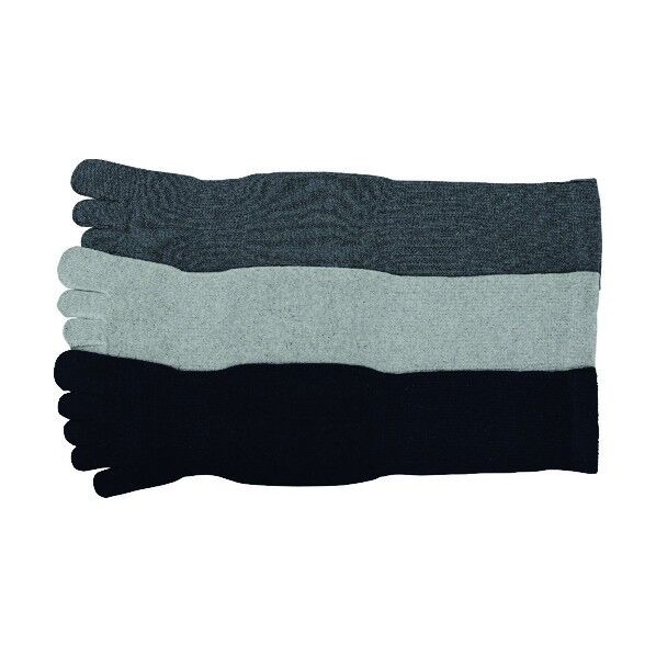 #4065-6P ワークワイルド ソックス5本指カラー 4065-6P 6足