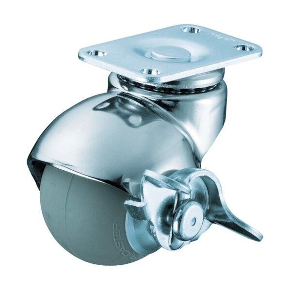 プレート式ボールタイプキャスター 405P (ウレタン車)