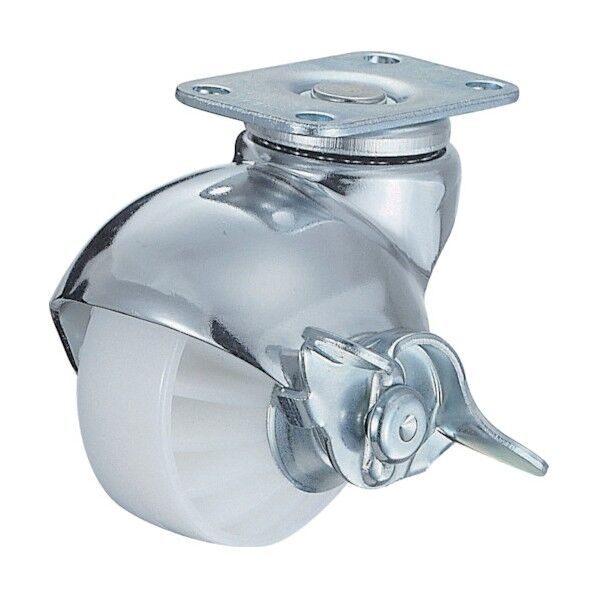 プレート式ボールタイプキャスター 405P (ナイロン車)
