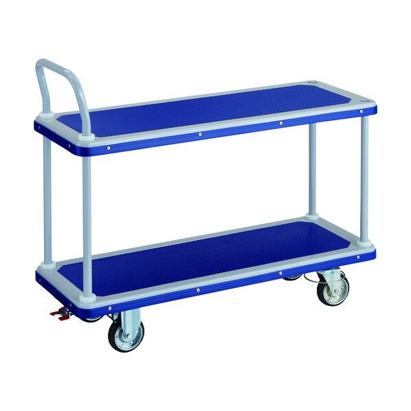 ドンキーカート 片袖2段 1190X440 4輪リングストッパー付 45kg 404NJKRS-4