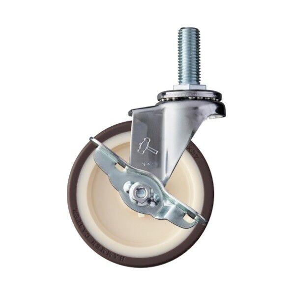 ねじ込み式キャスター 420EA (ナイロンホイールウレタン車) 自在ストッパー付