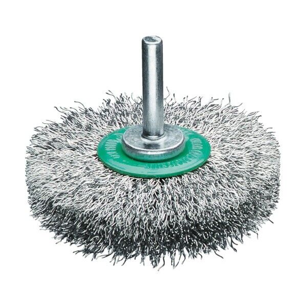 軸付ホイルブラシ ステンレス線