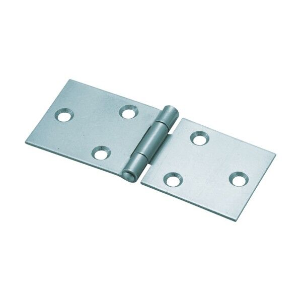 横長蝶番 三価クロムメッキ仕上げ