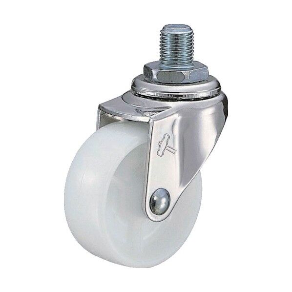ねじ込み式キャスター 420A (ナイロン車) 自在(ユニファイねじ)