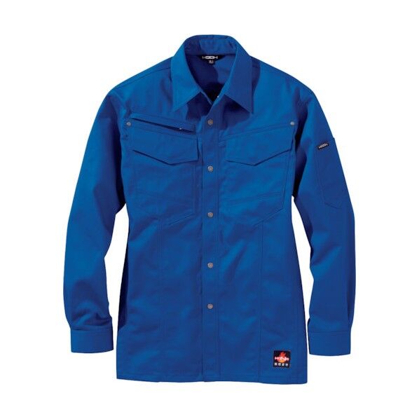 難燃シャツ ロイヤルブルー 3L 4207-3L-75 1点