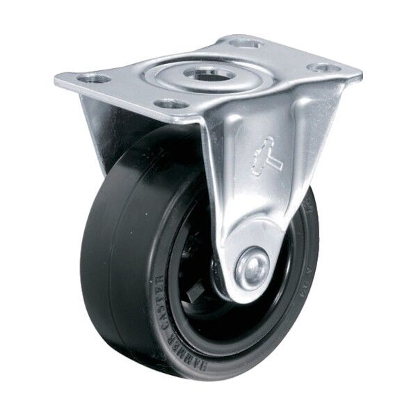 プレート式キャスター 420G (ゴム車) 固定