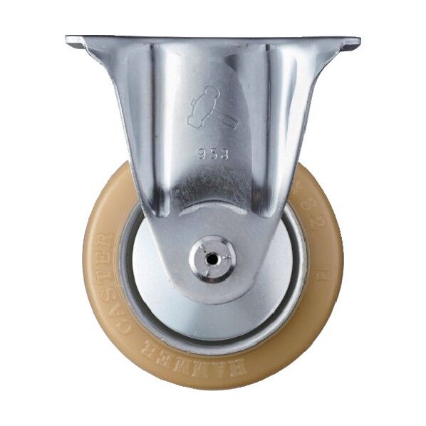 プレート式キャスター 420S (プレス製ウレタン車) 固定