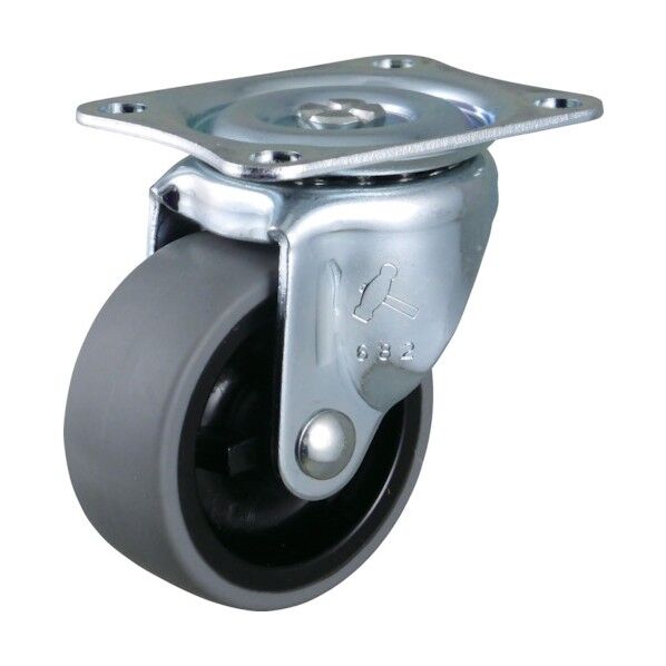 プレート式キャスター Gシリーズ (エラストマー車) 自在