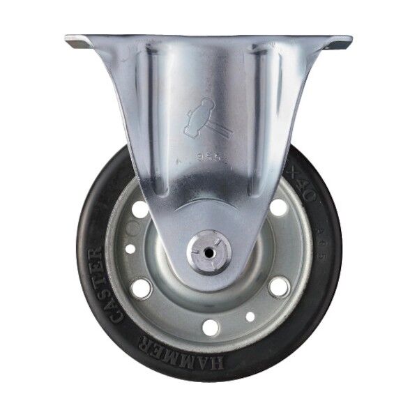 Sシリーズ固定幅広ゴム車125mm 平戸車 420SRWR125 1個