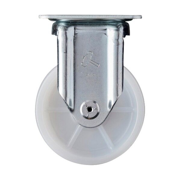 Sシリーズ固定ナイロン車100mm 平戸車 420SRPN100 1個