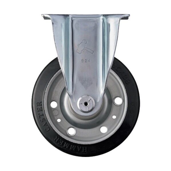 Sシリーズ固定ゴム車125mm 平戸車 420SRPR125 1個