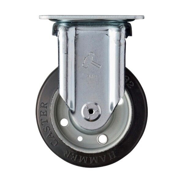 Sシリーズ固定ゴム車100mm 平戸車 420SRPR100 1個