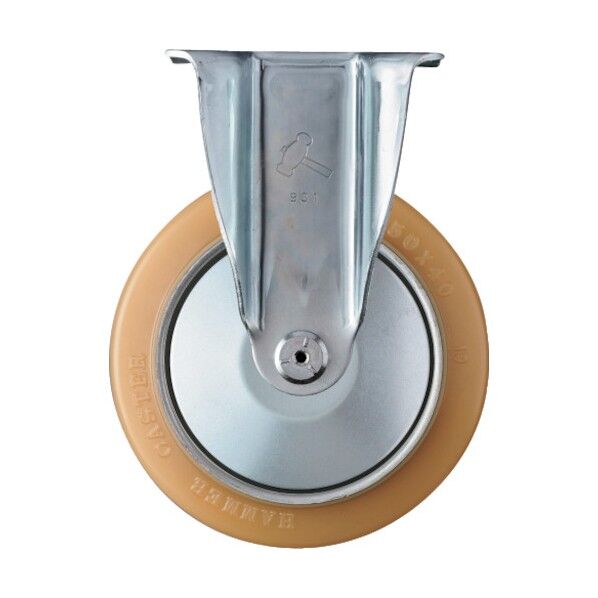 Sシリーズ固定ウレタンB車150mm 平戸車 420SRPURB150 1個