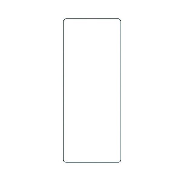 短冊型表示板 無地・エコユニボード・250X100X1厚 421-99 1点