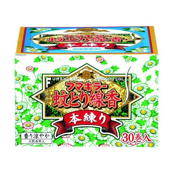 蚊とり線香 本練り (レギュラータイプ) 箱入