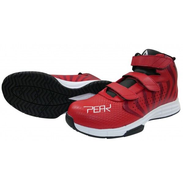 セーフティスニーカー レッド×ホワイト 25.0 BAS-4503 1足